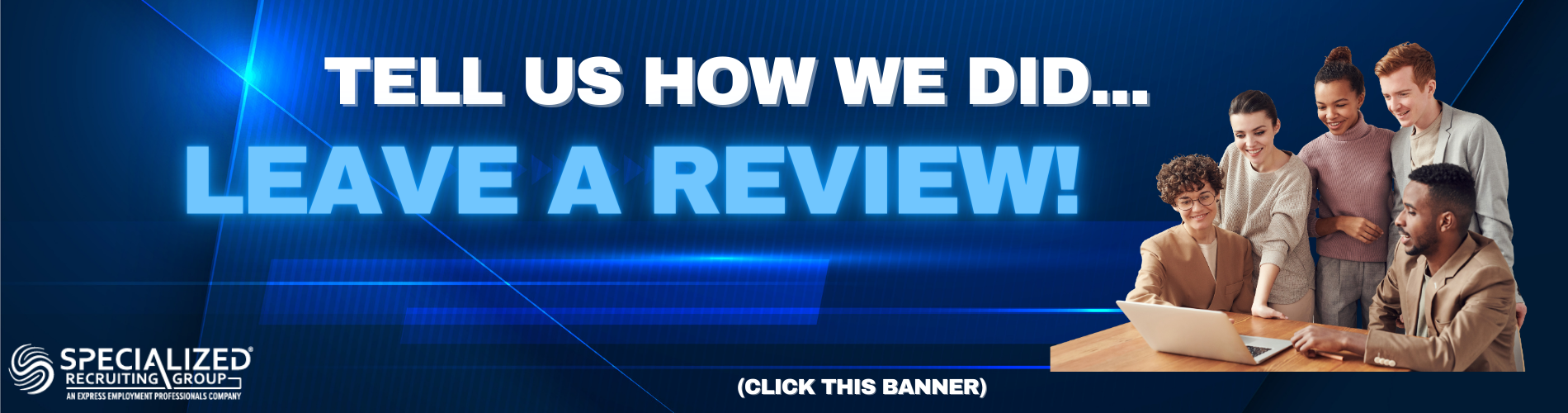Leave us a Review Banner- SRG